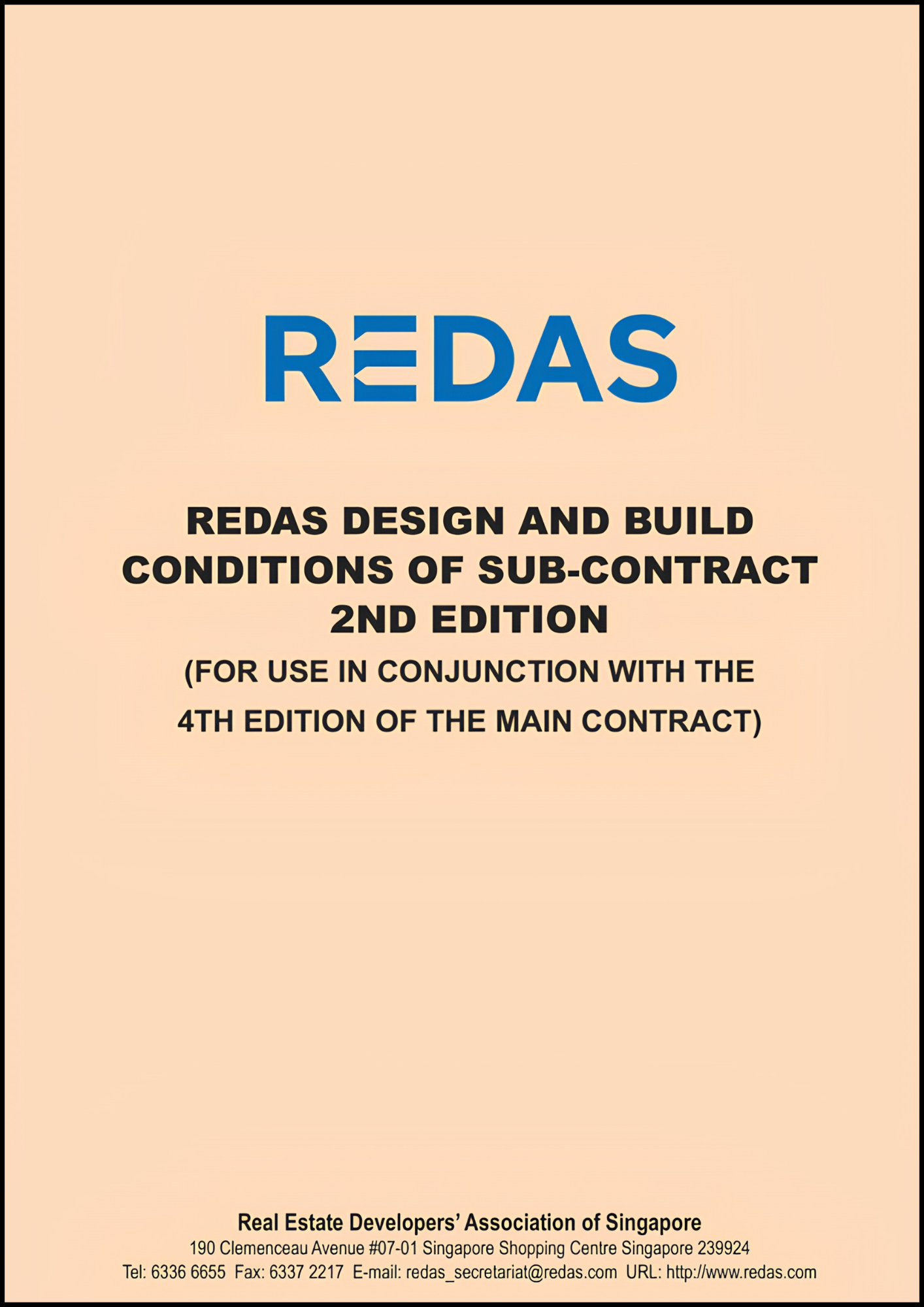 REDAS Design & Build Conditions  Sub-Contract (2nd Edition)